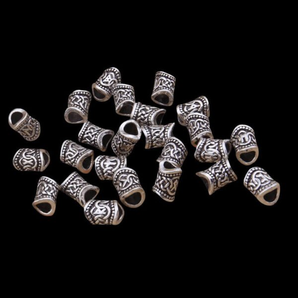 24 viking beads runes elder futhark viking beads vkngjewelry 54511491678536.jpg