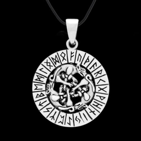 3 wolves with runes 925 sterling silver pendant viking jewellery vkngjewelry 54690933768520.jpg
