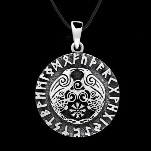 hugin and munin raven helm of awe runes 925 sterling silver pendant viking jewellery vkngjewelry 54691117007176.jpg