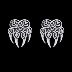 silver sterling berserker bear paw earrings handmade viking jewellery vkngjewelry 54596566253896.jpg