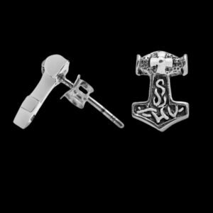 silver sterling thor hammer earrings handcrafted viking jewellery vkngjewelry 54596682776904.jpg