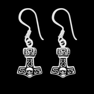 silver sterling thor hammer pendant earrings handcrafted viking jewellery vkngjewelry 54675036995912.jpg