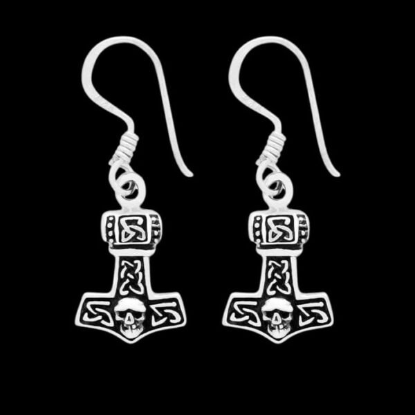 silver sterling thor hammer pendant earrings handcrafted viking jewellery vkngjewelry 54675036995912.jpg
