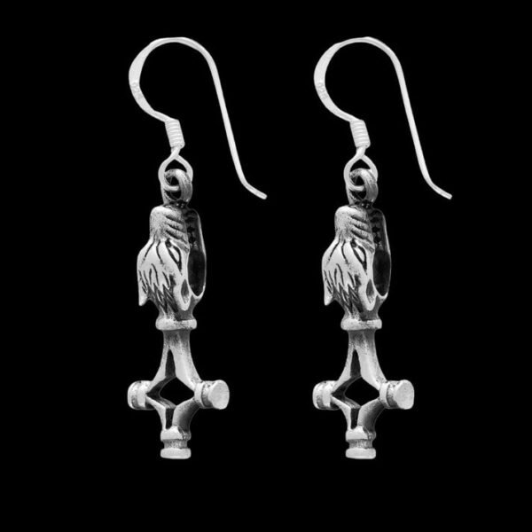 silver sterling wolf cross earrings handmade viking jewellery vkngjewelry 51390184292680.jpg