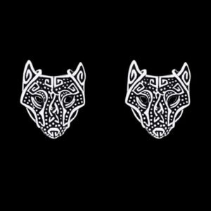 silver sterling wolf head earrings handmade vkngjewelry 53927847493960.jpg