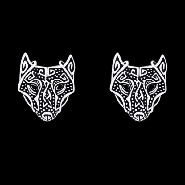 silver sterling wolf head earrings handmade vkngjewelry 53927847493960.jpg