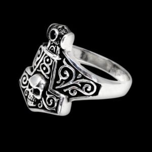 thor hammer norse skull sterling silver ring handmade viking jewellery vkngjewelry 54674909856072.jpg