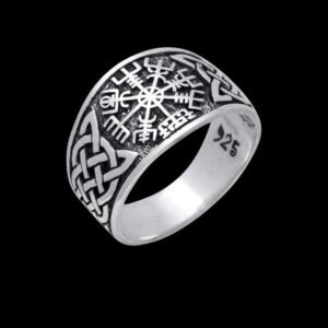 vegvisir norse compass knotwork sterling silver ring handmade viking jewellery vkngjewelry 54044787671368.jpg