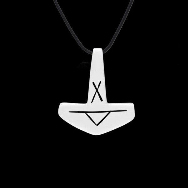 viking mjolnir solid with runes silver pendant viking jewellery vkngjewelry 54706076156232.jpg