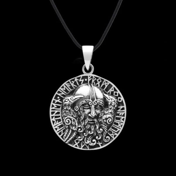 viking odin hugun and munin raven runes amulet silver viking jewellery vkngjewelry 54705990795592.jpg