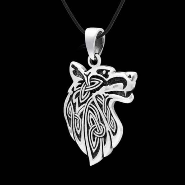 wolf fenrir head motif norse amulet 925 sterling silver pendant viking jewellery vkngjewelry 54691073425736.jpg