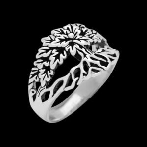 Yggdrasil Unisex Ring 925 Sterling Silver